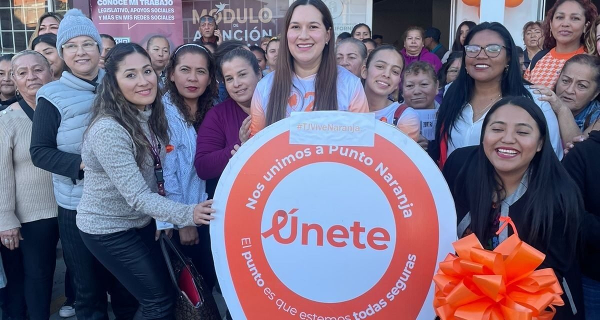 SUMA XXV AYUNTAMIENTO DE TIJUANA MÁS PUNTOS NARANJA EN LA CIUDAD EN FAVOR DEL BIENESTAR DE LAS MUJERES