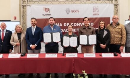 ALCALDES DE TIJUANA, TECATE Y ROSARITO UNEN ESFUERZOS POR LA SEGURIDAD METROPOLITANA