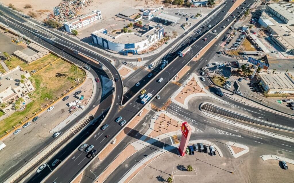 INAUGURA GOBERNADORA MARINA DEL PILAR DISTRIBUIDOR VIAL LÁZARO CÁRDENAS-CARRANZA PARA OPTIMIZAR LA MOVILIDAD DE MEXICALI