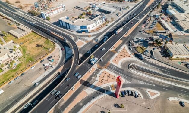 INAUGURA GOBERNADORA MARINA DEL PILAR DISTRIBUIDOR VIAL LÁZARO CÁRDENAS-CARRANZA PARA OPTIMIZAR LA MOVILIDAD DE MEXICALI