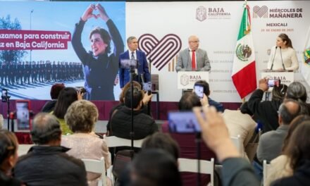 CONSTRUCCIÓN DE PAZ Y BIENESTAR EN BAJA CALIFORNIA HA DADO RESULTADOS VISIBLES: GOBERNADORA MARINA DEL PILAR