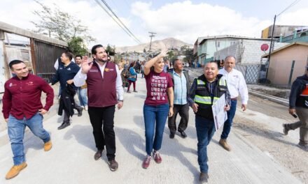 ACERCA GOBERNADORA MARINA DEL PILAR EL PROGRAMA “CORAZONES” A LA COLONIA ALTIPLANO DE TIJUANA CON SERVICIOS DE BIENESTAR Y OBRAS VIALES