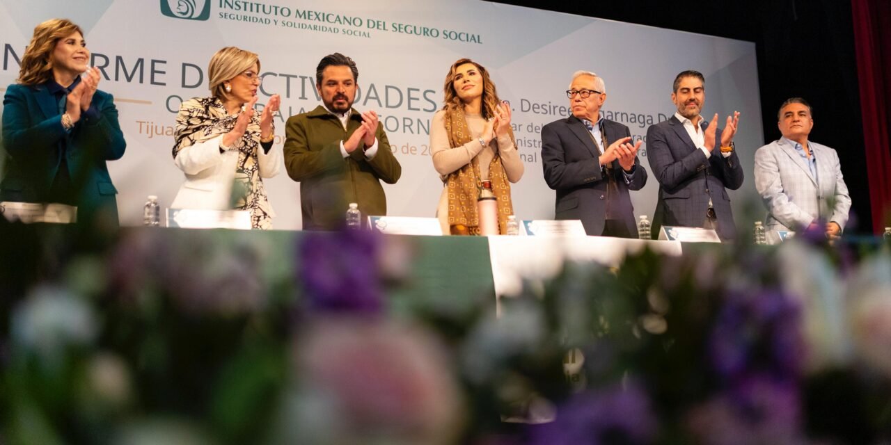 RECONOCE GOBERNADORA MARINA DEL PILAR TRABAJO DEL IMSS BC PARA GARANTIZAR SERVICIOS DE SALUD A LA POBLACIÓN