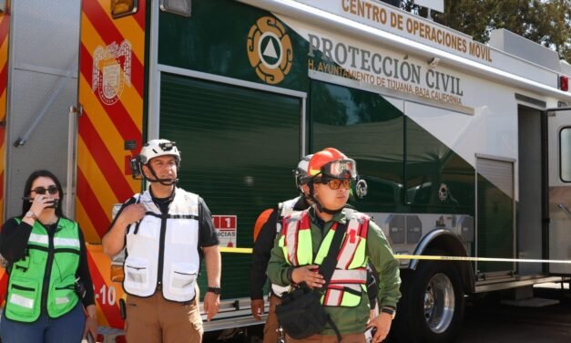 PARTICIPA PERSONAL DEL XXV AYUNTAMIENTO DE TIJUANA EN EL MACRO SIMULACRO ESTATAL DE SISMO
