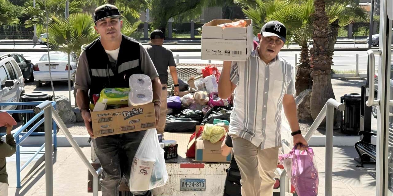 DIF Tijuana recauda más de 12 toneladas en apoyo a familias afectadas por lluvias en el centro del país