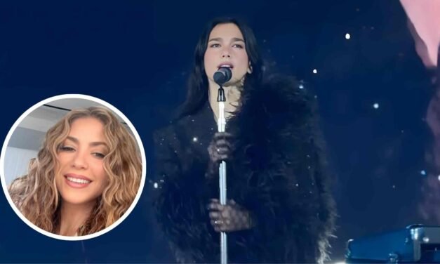 DUA LIPA CANTA “ANTOLOGÍA” EN BOGOTÁ Y SHAKIRA REACCIONA: INTERNET NO ESTABA PREPARADO PARA ESTE MOMENTO