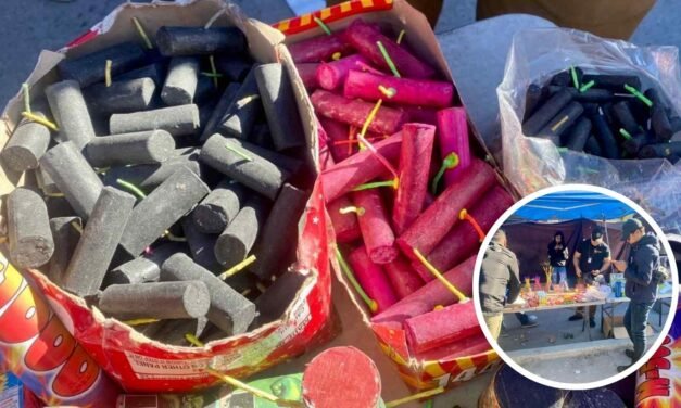 GOBIERNO MUNICIPAL DECOMISA MÁS DE 46 KILOS DE PIROTECNIA EN OPERATIVOS DECEMBRINOS