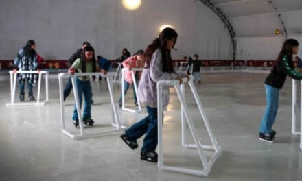 INVITAN A DISFRUTAR PISTA DE HIELO GRATUITA EN PARQUE MORELOS DURANTE TEMPORADA DECEMBRINA